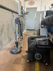 Rotovac 360i and cfx continuous flow extractor For grout and carpet cleaning