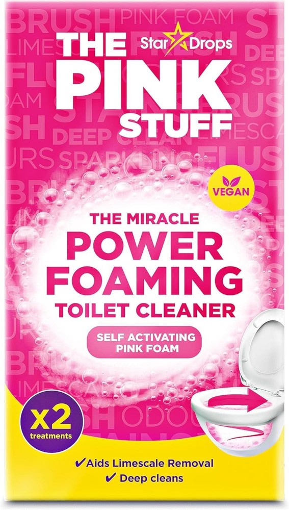 The Pink Stuff Foaming Toilet Powder, 7 oz- 824996