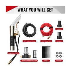 Extractor Attachment Kit for Shop Vac, Extractor Kit with Wand Hose Adapter F…