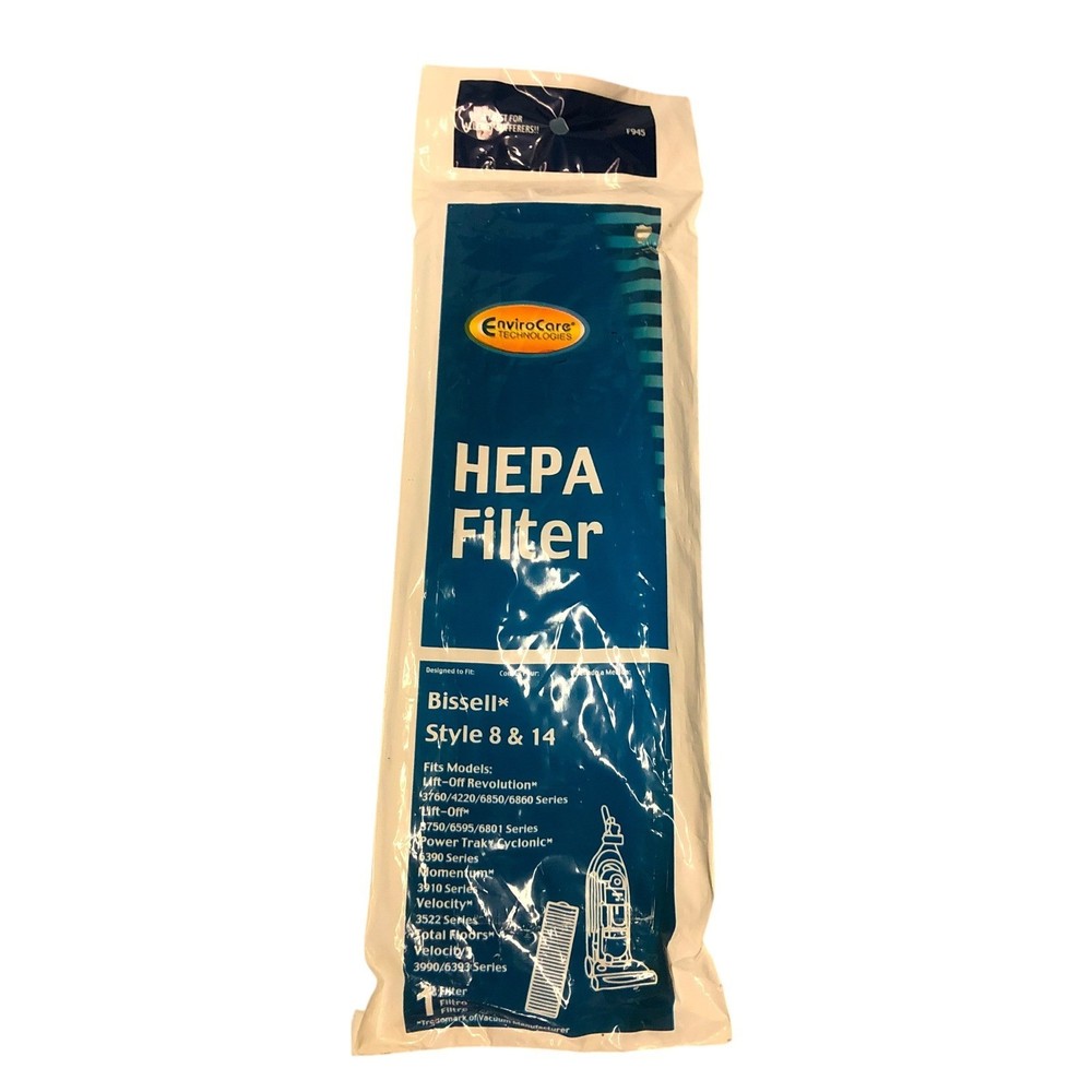 Envirocare Technologies HEPA Filter for Bissell Style 8 & 14 Vacuum Cleaners