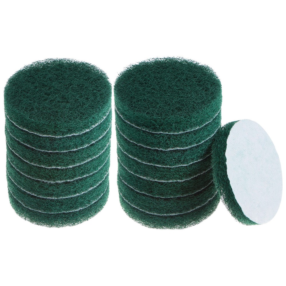 15pcs Drill Power Brush 4 Inch Tile Scrubber Scouring Pads 150-240 Grit