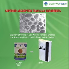3-in-1 Oil Absorbent Paint Hardener & Sweeping Compound – 9L 3.2 Lb – Absorbs…