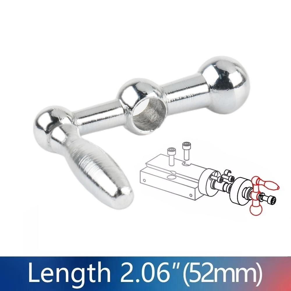 Lathe Crank Handle Compound Rest Three Ball Handle for C3/C2/SC2/G8688&G0765-