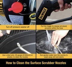 DEWALT 18 in Universal Surface Cleaner Cold Water Pressure Washer 3700 PSI Max