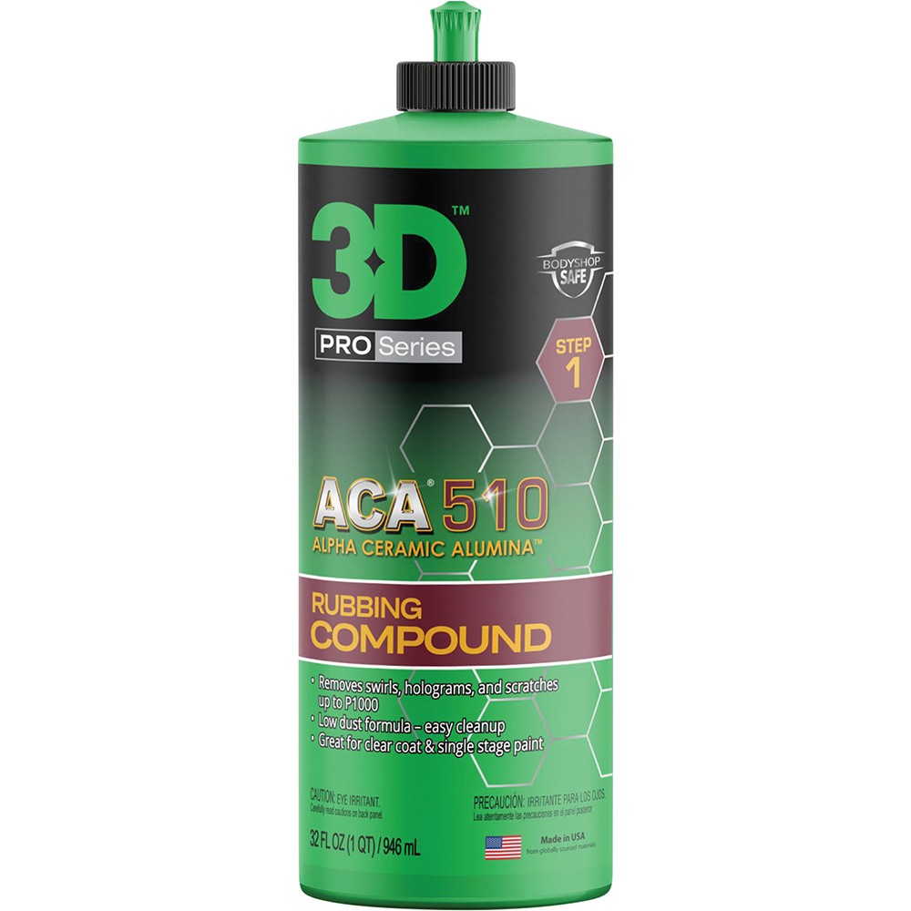 510 Premium Rubbing Compound 32 Oz – 2 Each 3DD-510OZ32