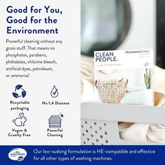 The Clean People Ultra Concentrated Laundry Soap Sheets 32ct Stain Fighting