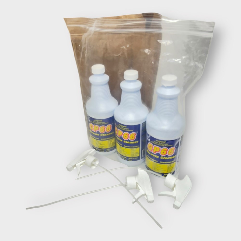 GP66 Miracle Cleaner / Degreaser 32oz. – NEW 3 Bottles Free Shipping LOT OF 3