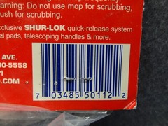 NEW Shurhold Cotton String Mop Refill Head No. 112 Shur-Lok Quick-Release Shaft