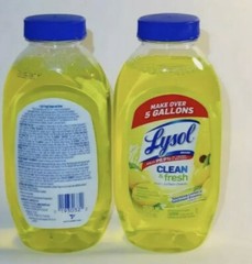(3) Lysol Cleaner & Fresh Multi-Surface Lemon 10.75 oz Concentrate-NEW-SHIP 24HR