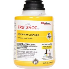 Case of 4 Johnson TruShot Restroom Disinfectant Cleaner 315384 10 Oz Fresh Scent