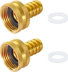YOUHO Garden Hose 1/2 4PCS Female thread, 3/4GHT(F) to Barb