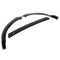 3PCS Front Bumper Lip for 2021-2023 Camry Glossy Black PP Plastic Air Dam
