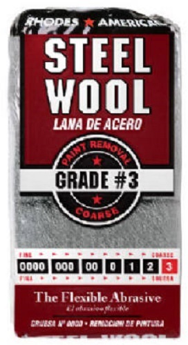 (12) Homax 10121113 12pk # 3 Coarse Steel Wool Pads