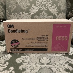 3M Doodlebug High Pro Black Stripping Pads 8550 10/box 4 5/8” x 10”