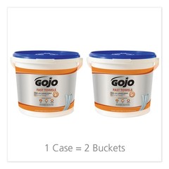 GOJO 629902CT 9 in. x 10 in. Fast Towels Hand Cleaning Towels – WHT (2/CT) New
