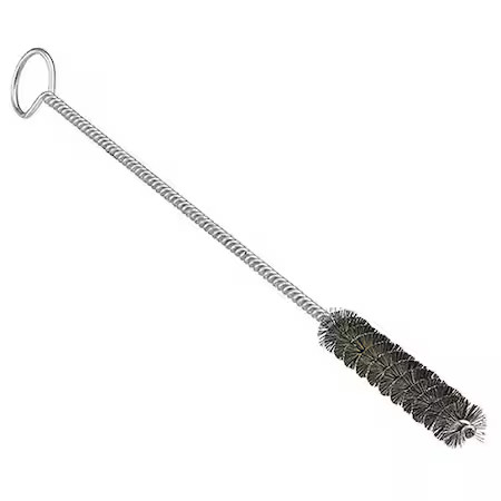 Tanis 05426 Tube And Pipe Brush, 15 1/2 In L Handle, 2 1/2 In L Brush, Tan,