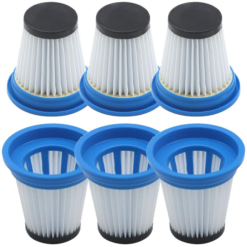 Huiaway 6 Pcs 520280 Hepa Replacement Filter For Kenmore Stratus 24V 2-In-1