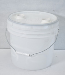 Leticia Premium 3.5 Gallon Bucket HDPE Natural White 75 Mil 11.91″ Dia