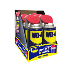 3 PACK Multi Purpose Original WD-40 Formula 8oz Lubricant Spray w/. Smart Straw