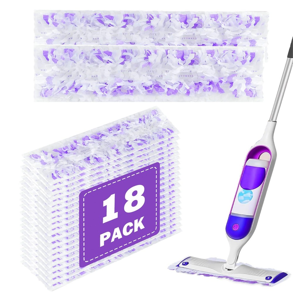 Power Mop Pads Refills for Swiffer PowerMop Multi-Surface Mopping Pad Purple