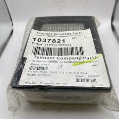 TENNANT 1037821 Dust Panel Filter 12H363