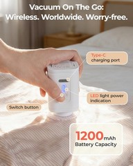 Vacuum Bags for Travel with Rechargeable Air Pump, Portable Space Saver Bags for