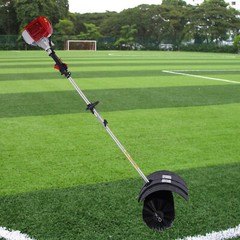 Gas Power 52CC Handheld Sweeper Broom Driveway Turf Artificial Grass Snow Clean