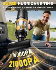 Svoko Handheld Vacuum Cleaner 21000Pa Suction Brushless Motor 4-In-1 Portable