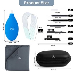 20PCS Hearing Aid Cleaning Kit Tools,Hearing Aids Cleaner