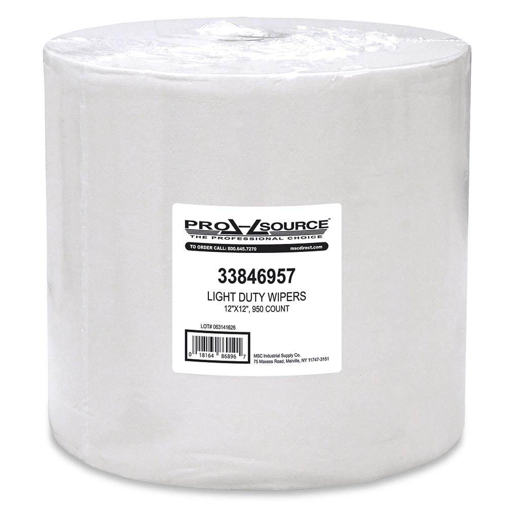 PRO SOURCE Light-Duty Bonded Cellulose Industrial Wipers: 1 Roll, 950 Sheets