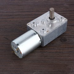 Kodrily DC Motor 12V, 100RPM Reversible Worm Geared Metal Gear Motor,…