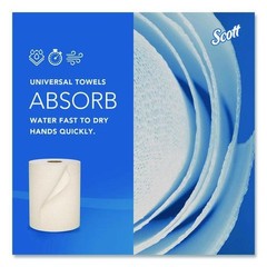 Scott 56758 8″ x 800′ 1.5″ Core 1-Ply Hard Roll Towel – Brown (6/CT) New