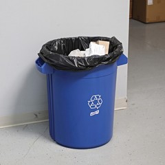 Genuine Joe GJO01534 Heavy-Duty Trash Bags 45 Gal 1.50 Mil Brown