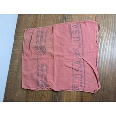 Lot of 5 Used Red Vintage Mechanic Shop Rags Kex Mechanics Laundry Made USA