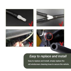 YYTQP Windshield Washer Hose Kit, 4 Meter Fluid 1 Set #012, Black