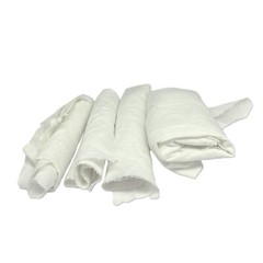 Recycled White Sheeting Cotton Cleaning Rags – 600 lbs. Pallet 60 x 10 lbs. Bags
