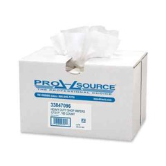 PRO SOURCE 93581 Industrial Wipes: Dry, Double Sided Box, 17 x 12″ Sheet, White