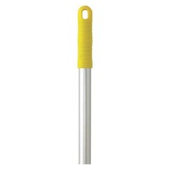 Vikan 29586 50″ Color Coded Handle, 1 In Dia, Yellow, Aluminum