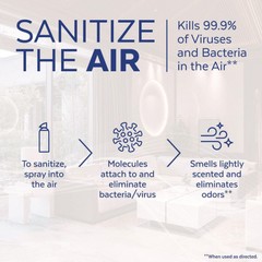 LYSOL Brand 19200-99394 10 oz Can Air Sanitizer Spray – Light Breeze (6/CT) New