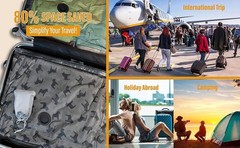 Rechargeable Wireless Pump Vacuum Bags, Portable Storage Bags for Travel and