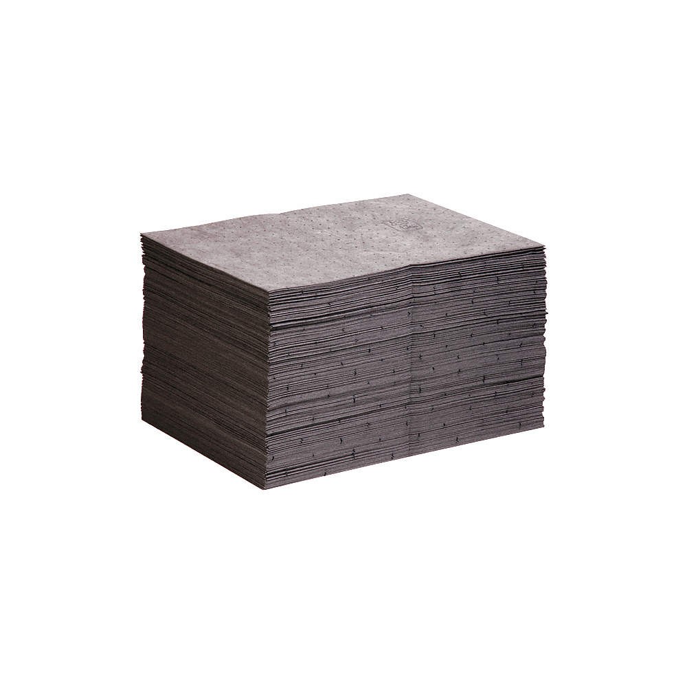 PIG MAT204 Absorbent Pad,Universal,Gray,PK200 30PV61