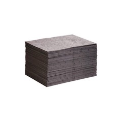 PIG MAT204 Absorbent Pad,Universal,Gray,PK200 30PV61