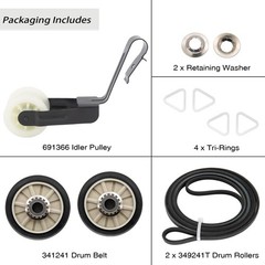 4392065 Dryer Repair Kit Compatible With Whirlpool Maytag Centennial, Amana,…