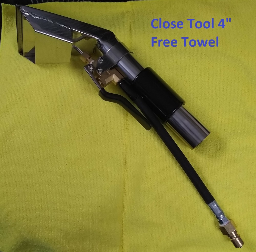 Free Towel + Detail Upholstery Tool Close Wand 4″wide detailing carpet clean USA