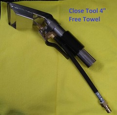 Free Towel + Detail Upholstery Tool Close Wand 4″wide detailing carpet clean USA