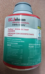 SC Johnson TruShot Restroom Disinfectant Cleaner 71470, 10 Oz., Case of 6