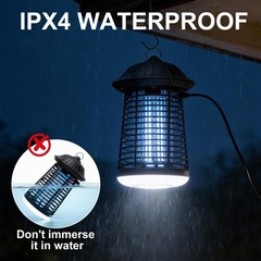 Bug Zapper Outdoor/Indoor,Mosquito 6.1 x x 10.5 inches, Dark black