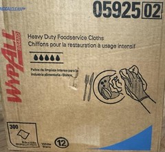 Kimberly Clark Wypall Brand Heavy Duty Foodservice Cloths 05925 ~ 300CT ~ READ