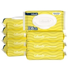 Cottonelle Summer Fresh Scented Flushable Wipes, 8 42 Wipes (Pack of 8)