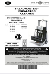 Treadmaster Escalator Cleaner CleanMaster Escalator Tread Vacuum WORKS *READ